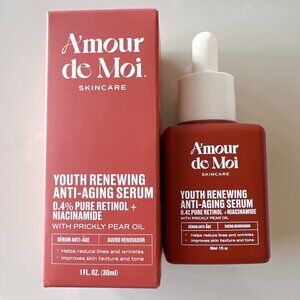 ADM Anti Aging Pure Retinol Serum For Face with Niacinamide 1 oz Amour De Moi